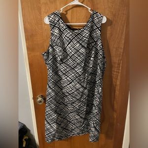 Lane Bryant Black & White Dress Size 26
